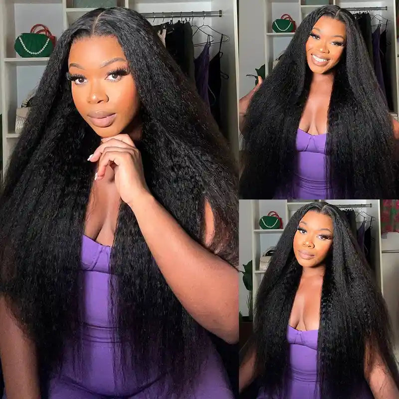 13x4 Tranparent Lace Front Burmese Human Hair 180% Density