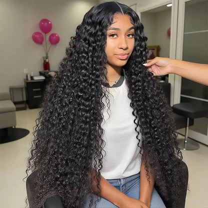 13x4 Tranparent Lace Front Burmese Human Hair 180% Density