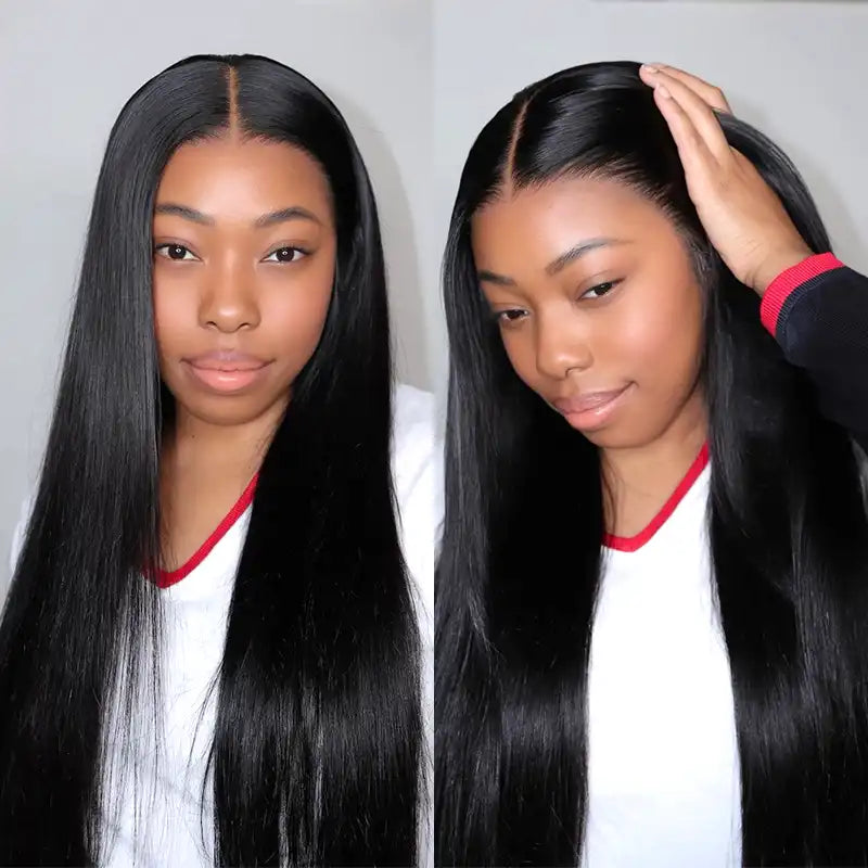 13x4 Tranparent Lace Front Burmese Human Hair 180% Density