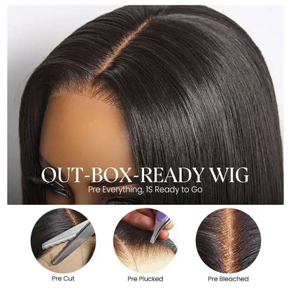 13x4 Tranparent Lace Front Burmese Human Hair 180% Density
