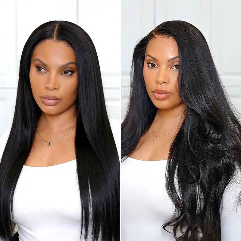 13x6 Glueless Wig Invisible Lace Front With Drawstring 180% Density
