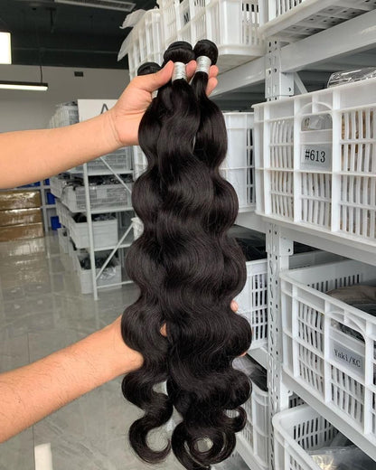 A Level Raw Hair Natural Black Bundle 25% Ratio