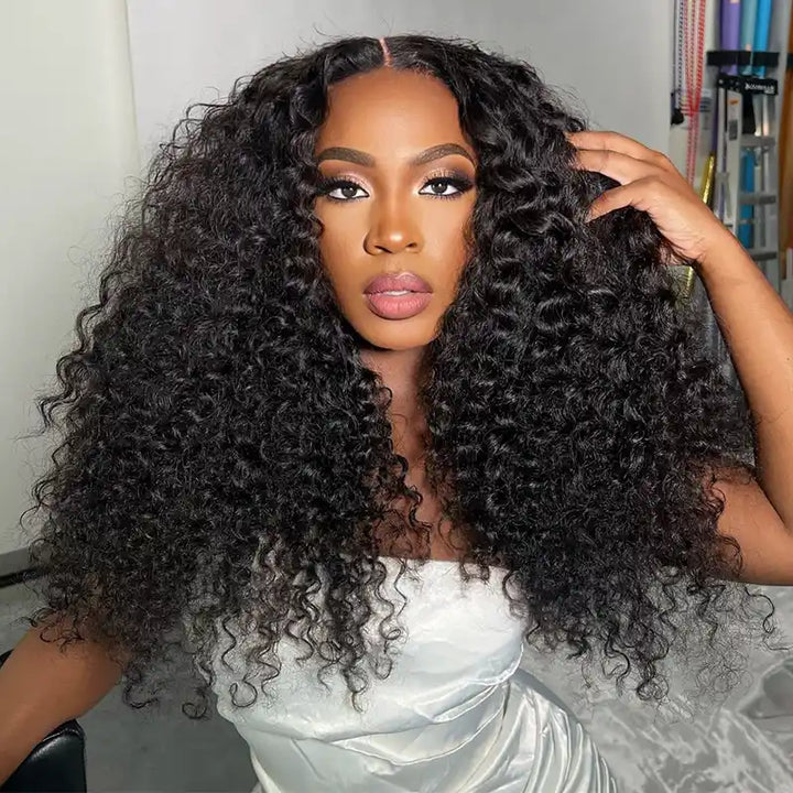 13x4 Tranparent Lace Front Burmese Human Hair 180% Density