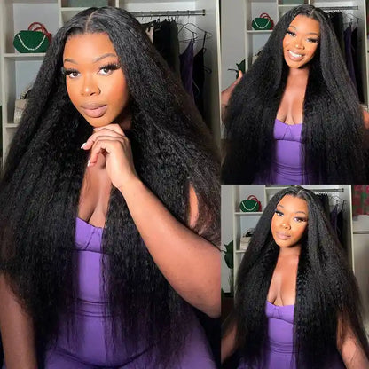 13x4 Tranparent Lace Front Burmese Human Hair 180% Density